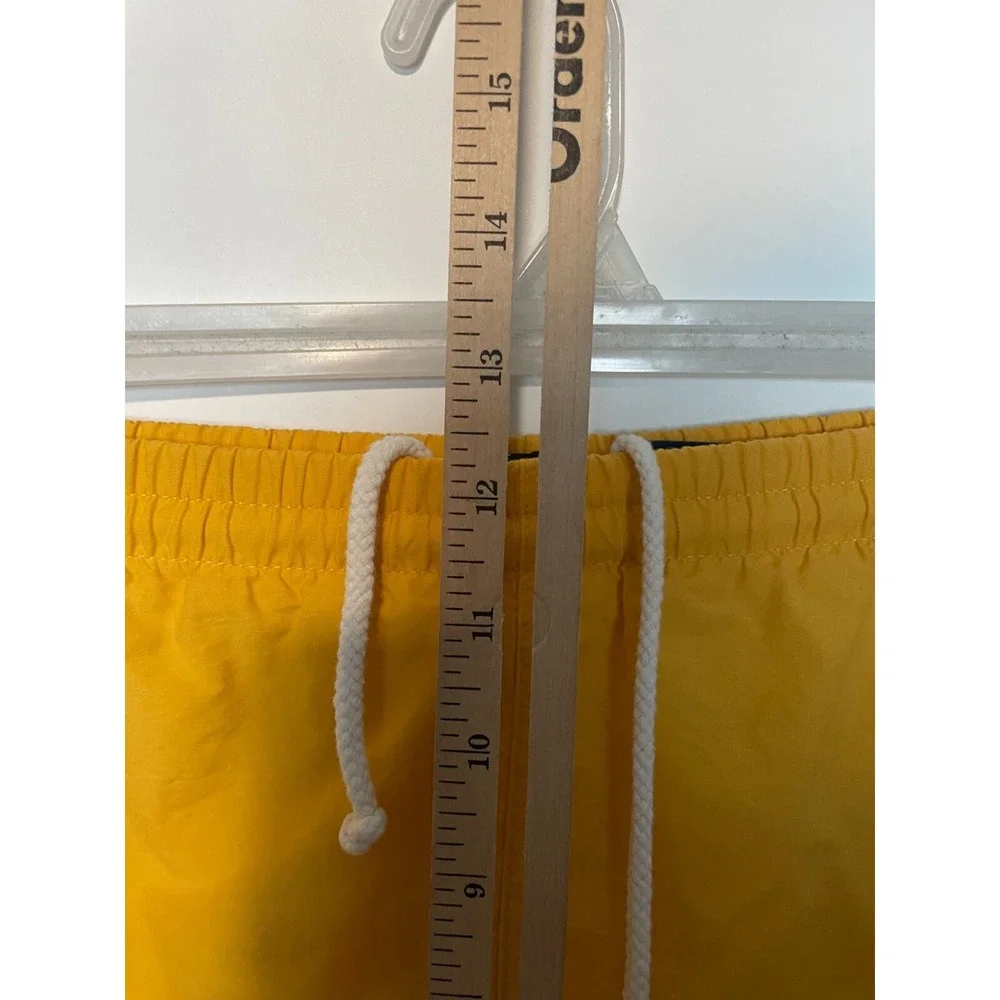 Polo Ralph Lauren Swim Trunks Mens Large Gold American Flag USA Lined Shorts